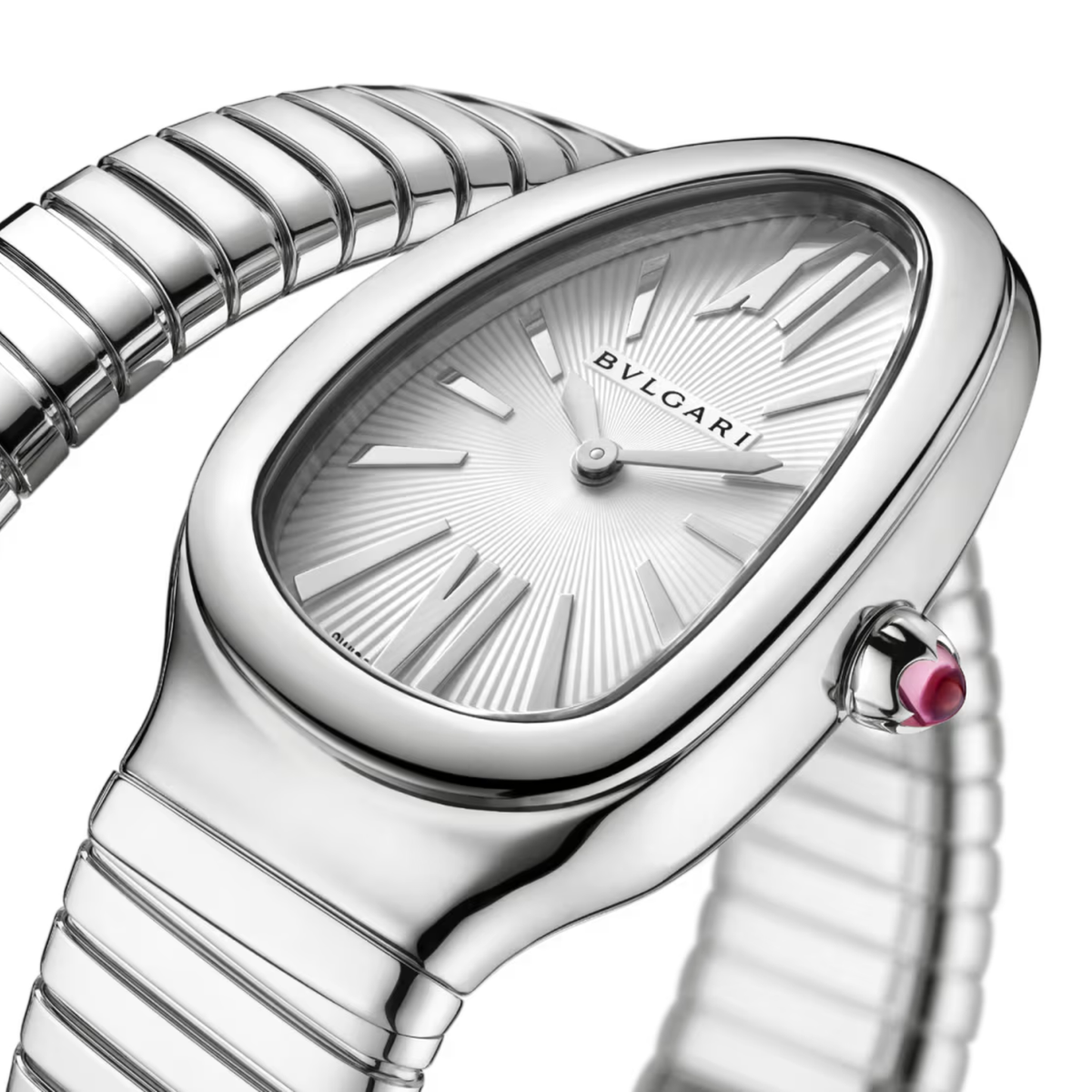 BVLGARI Serpenti Tubogas Stainless Steel Silver 35 MM