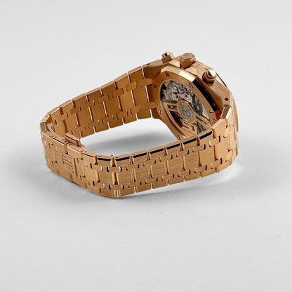 Audemars Piguet Royal Oak 26240OR.OO.1320OR.04 Chronograph '50th Anniversary' Rose Gold Khaki Green Dial (2022) Swiss 3285 Movement 41 MM