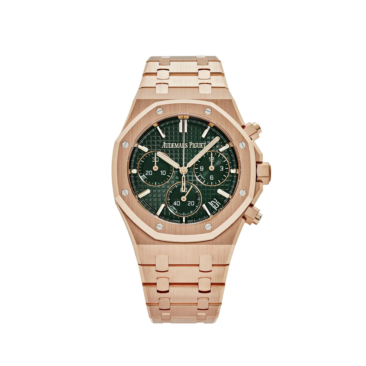 Audemars Piguet Royal Oak 26240OR.OO.1320OR.04 Chronograph '50th Anniversary' Rose Gold Khaki Green Dial (2022) Swiss 3285 Movement 41 MM