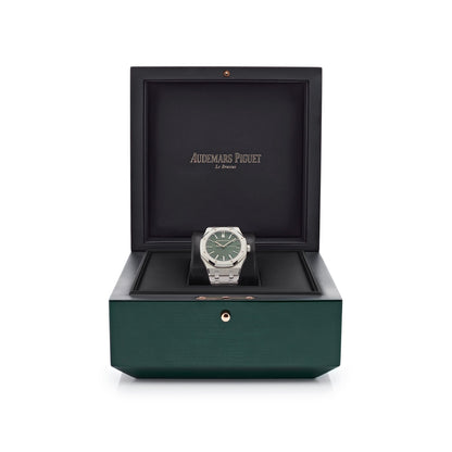 Audemars Piguet Royal Oak 15510ST.OO.1320ST.09 Edelstahl Grünes Zifferblatt