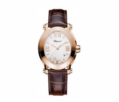 Chopard Happy Sport Oval 275350-5001 'Ladies' 33.6 × 30.75 MM