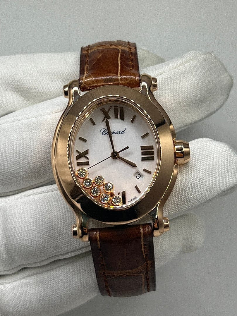 Chopard Happy Sport Oval 275350-5001 'Ladies' 33.6 × 30.75 MM