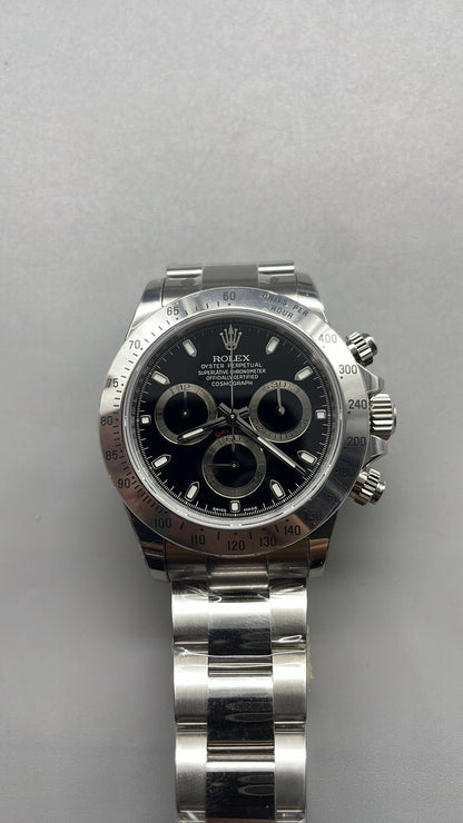 Rolex Cosmograph Daytona – Black Dial VSF SUPER CLONE – 126520 – Oyster Bracelet 40 MM