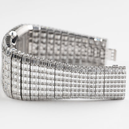 Jacob & Co. Billionaire III BL115.30.BD.AA.A30BD Tourbillon White Gold Diamond-Set Limited Edition of 18 54 MM