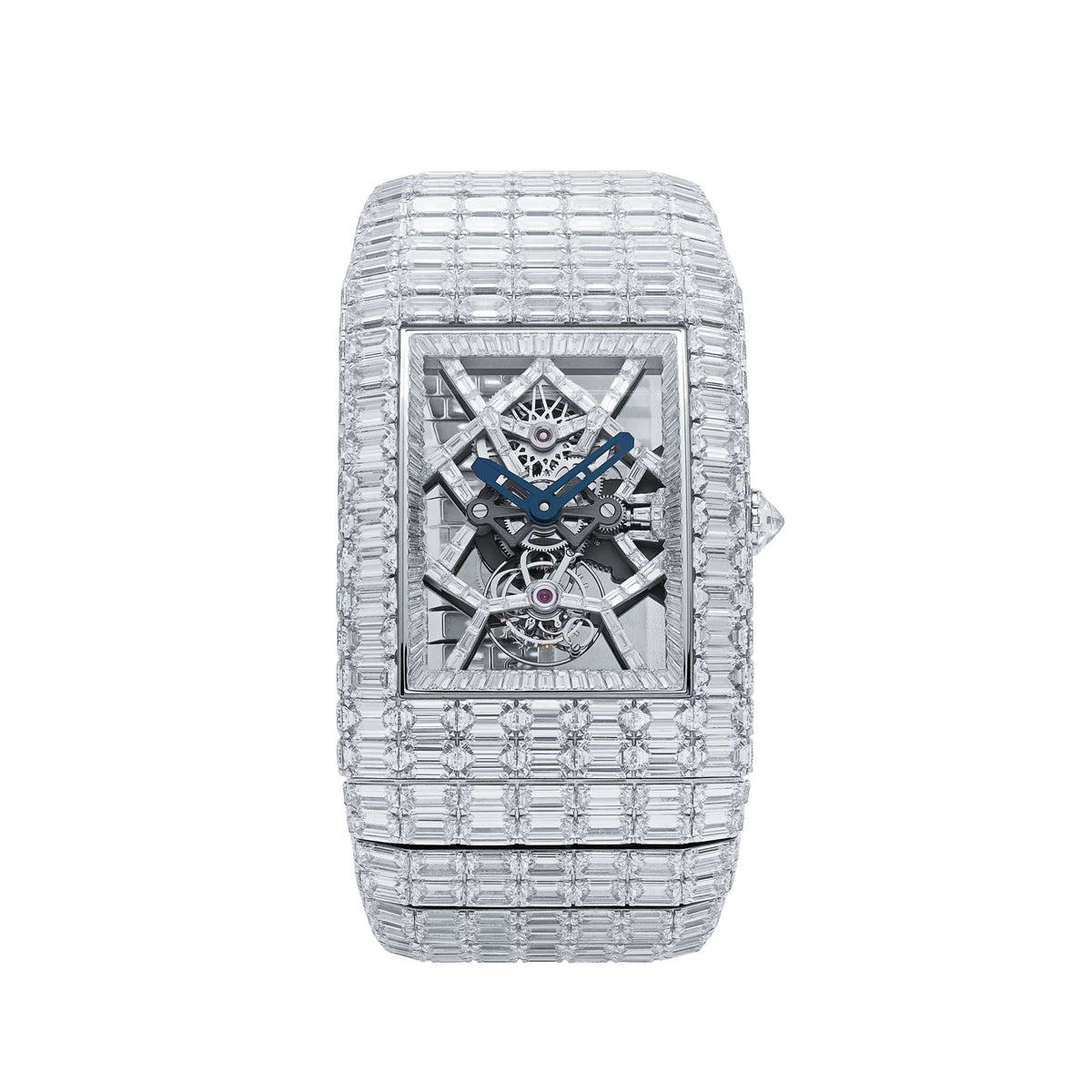 Jacob & Co. Billionaire III BL115.30.BD.AA.A30BD Tourbillon White Gold Diamond-Set Limited Edition of 18 54 MM