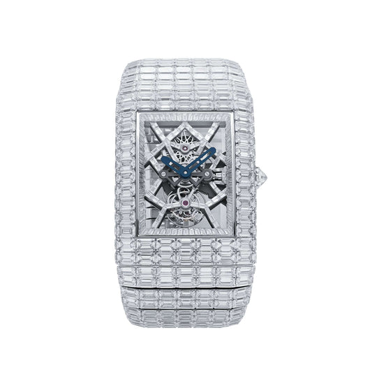 Jacob & Co. Billionaire III BL115.30.BD.AA.A30BD Tourbillon White Gold Diamond-Set Limited Edition of 18 54 MM