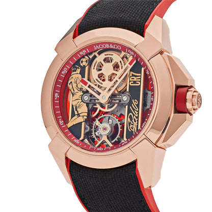 Jacob & Co. V2 CR7 Epic X Collection EX120.43.AE.AA.A Flight of CR7 Rose Gold Limited Edition (2024) 44 MM