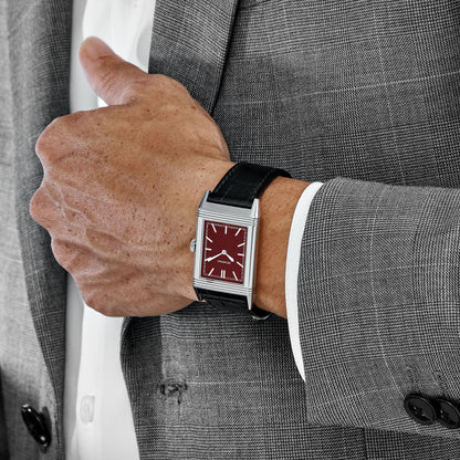 Jaeger-LeCoultre Reverso 278856J Stainless Steel Red Dial Special '1931 Rouge' Edition 46.8 MM