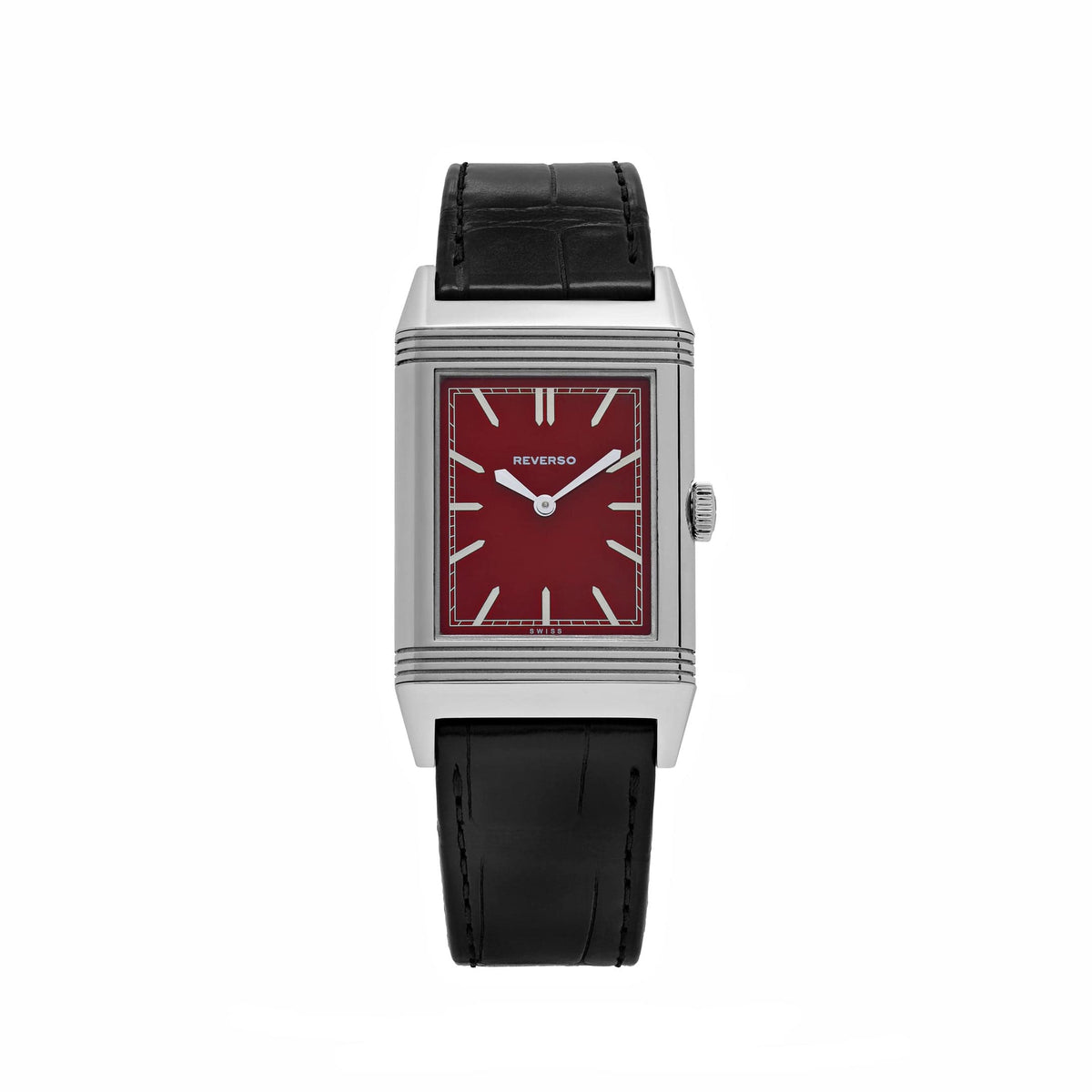 Jaeger-LeCoultre Reverso 278856J Stainless Steel Red Dial Special '1931 Rouge' Edition 46.8 MM