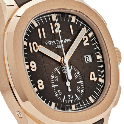 Patek Philippe Aquanaut 5968R-001 Chronograph Rose Gold Brown Dial 42.2 MM