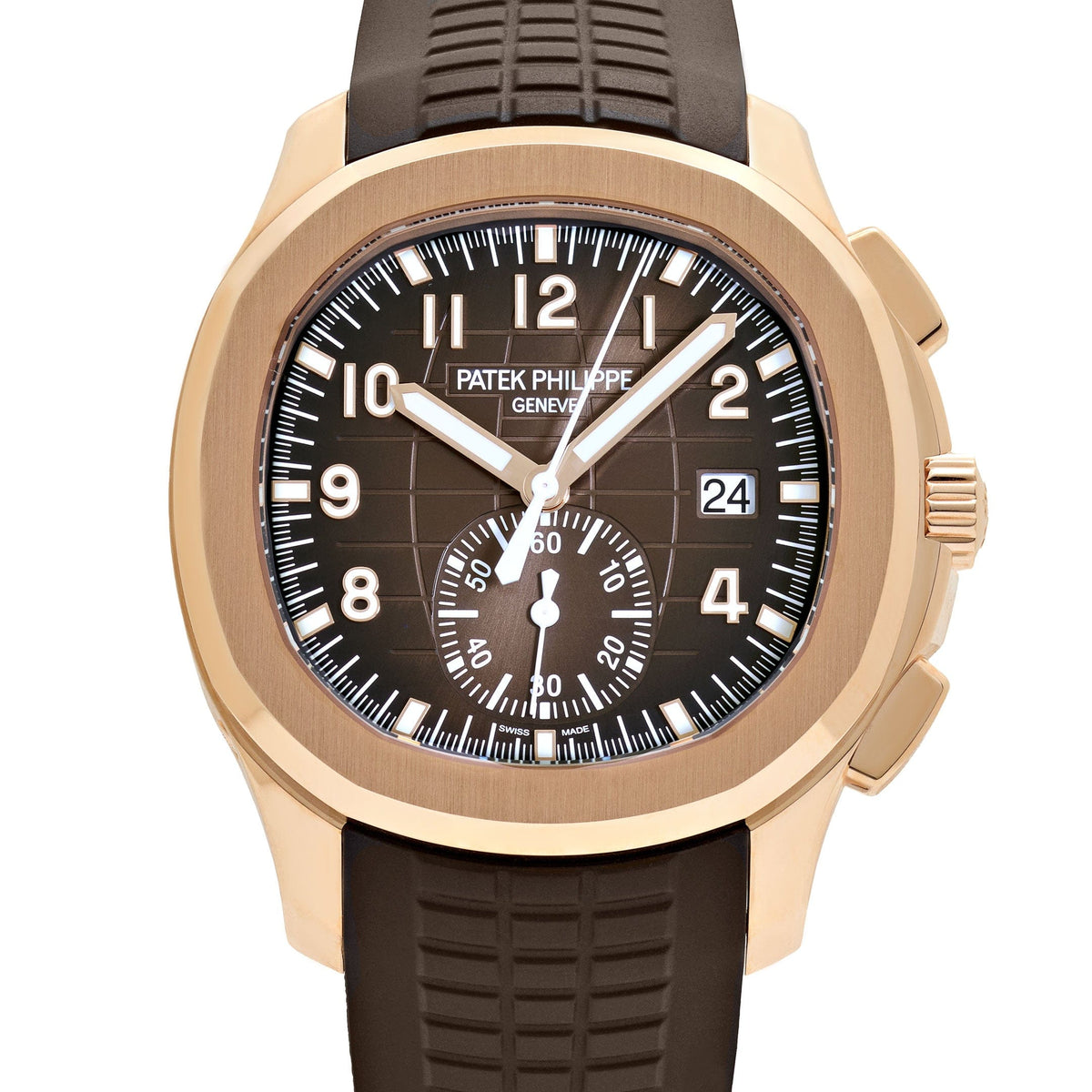 Patek Philippe Aquanaut 5968R-001 Chronograph Rose Gold Brown Dial 42.2 MM