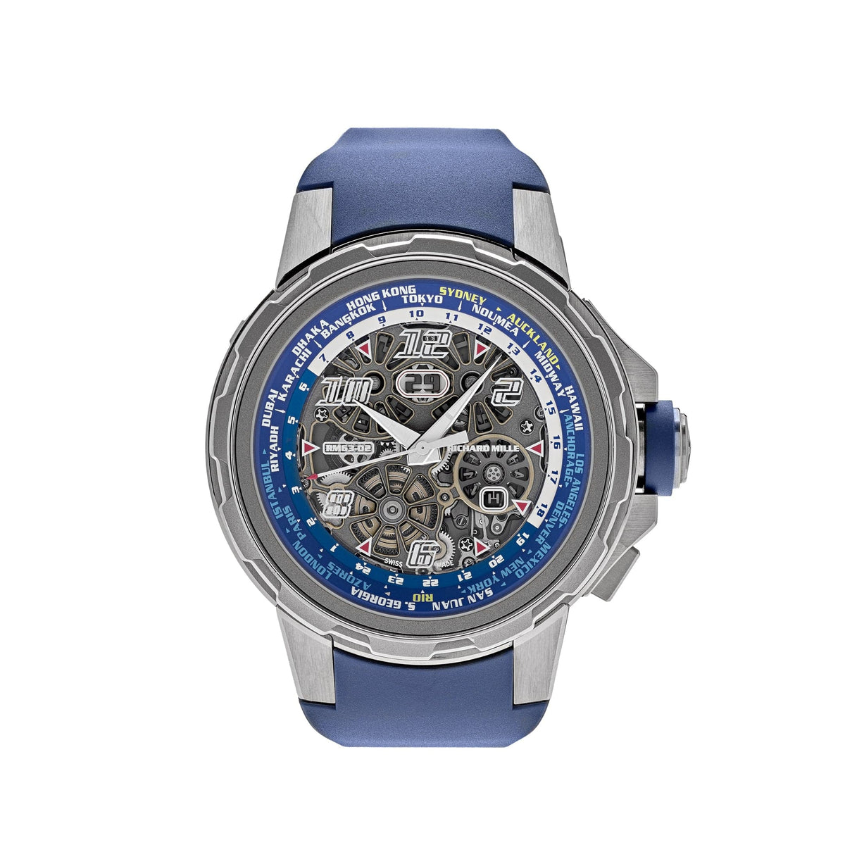 Richard Mille RM 63-02 Automatischer Weltzeitmesser Titan