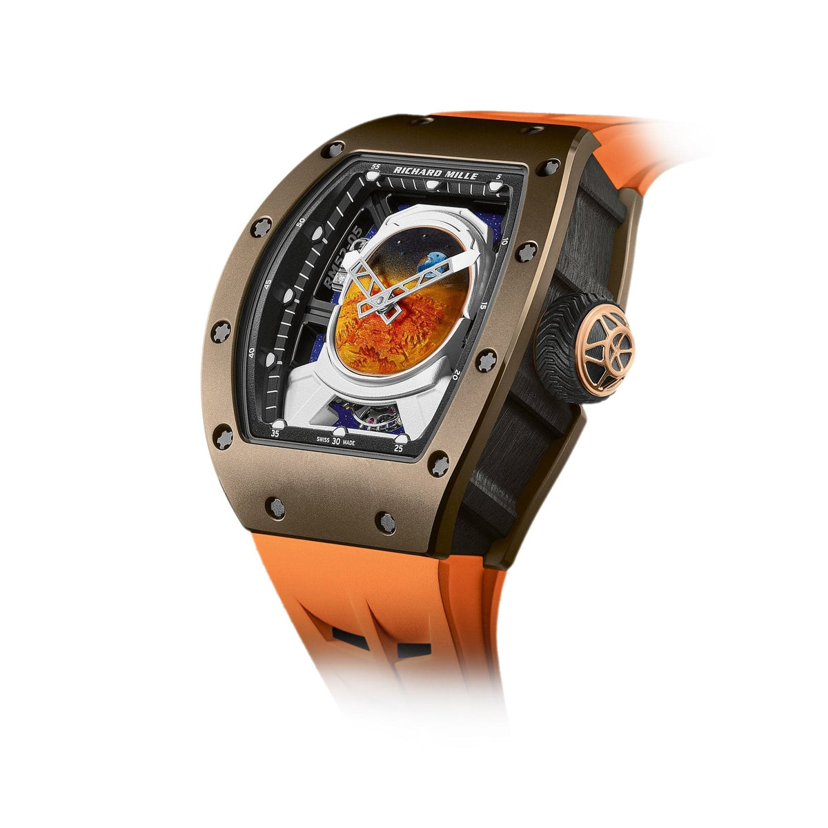 Richard Mille RM 52-05 'Pharrell Williams' Brown Cermet Limited Edition of 30 49.94 × 42.35 MM