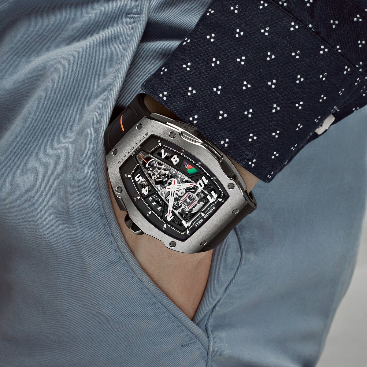 Richard Mille RM 40-01 McLaren Speedtail Automatic Tourbillon Limited Edition of 106 48.25 × 41.8 MM