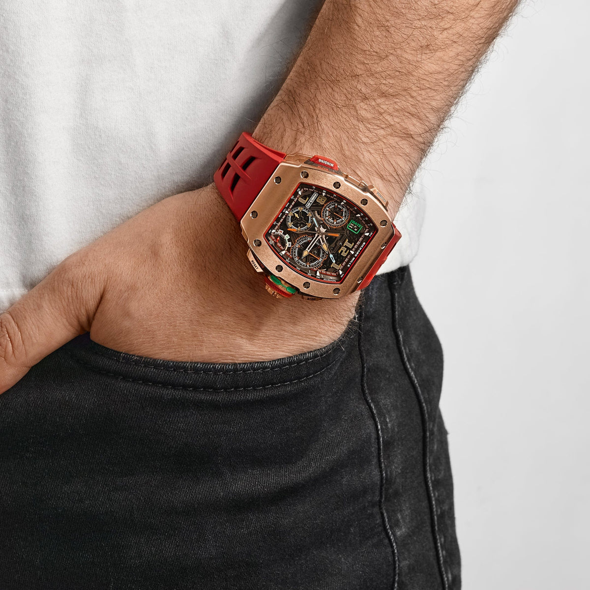 Richard Mille RM 65-01 Automatic Chronograph Full Rose Gold 44.5 MM