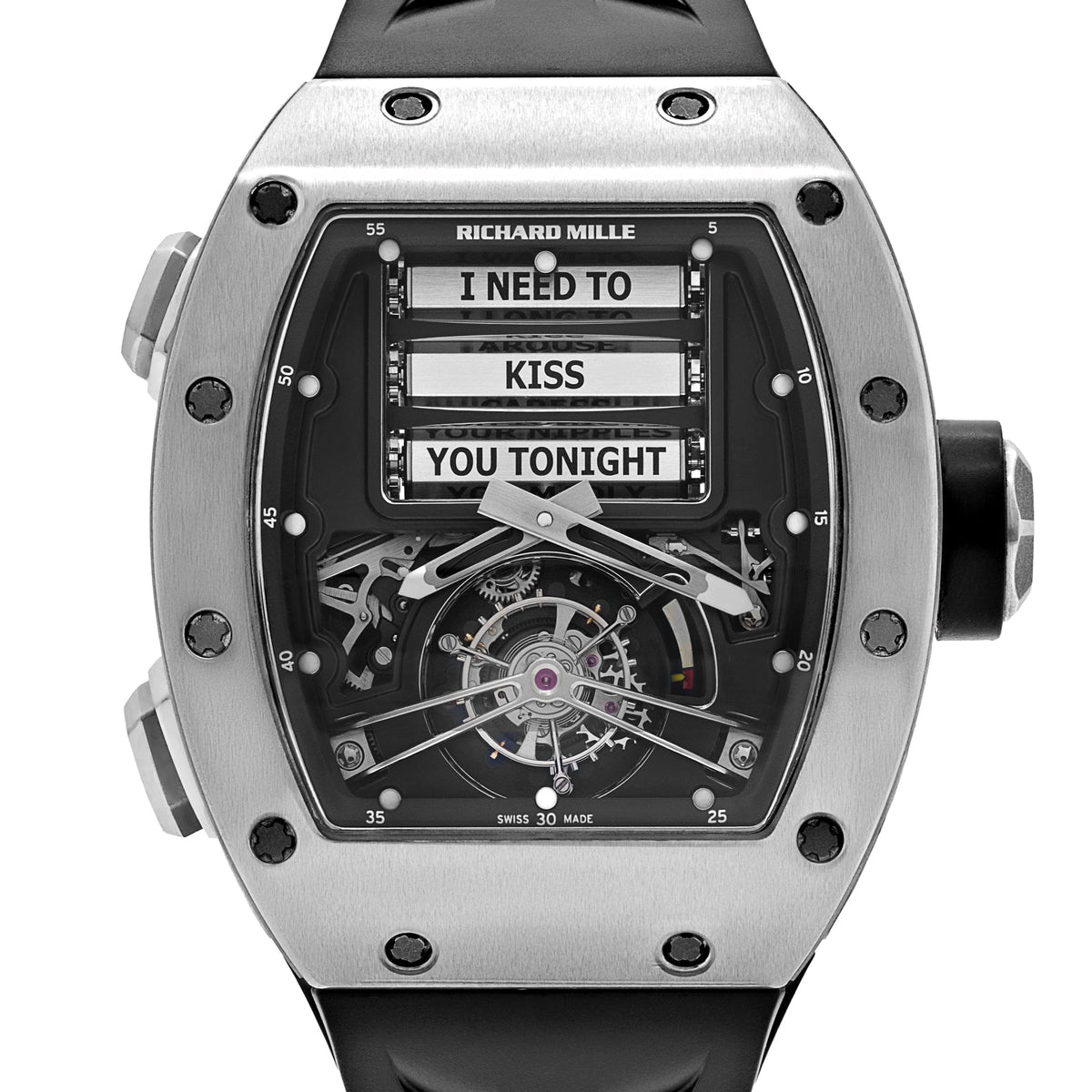Richard Mille RM 69 Tourbillon Erotic Titanium Limited Edition of 30 (2016) 50 MM