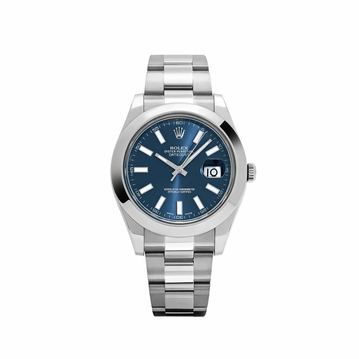 Rolex Datejust 116300 Stainless Steel Blue Dial Oyster 41 MM