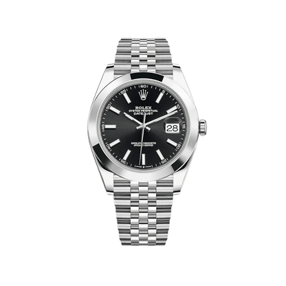 Rolex Datejust 126300 Stainless Steel Black Dial Jubilee 41 MM
