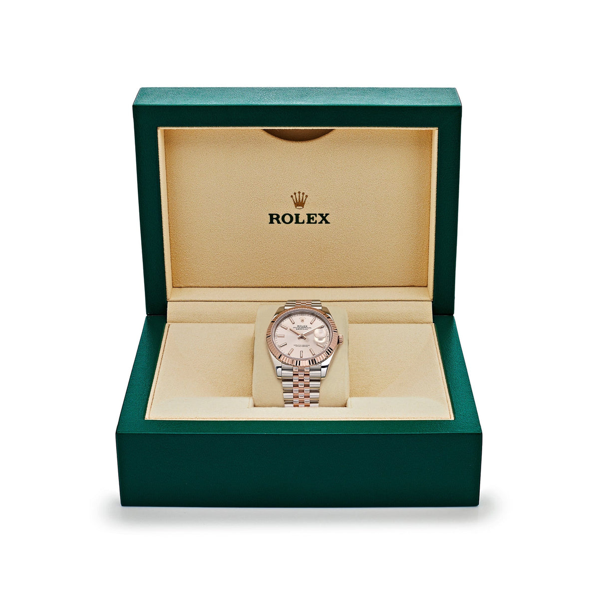 Rolex Datejust 126331 Rose Gold Stainless Steel Sundust Dial Jubilee (2024) 41 MM