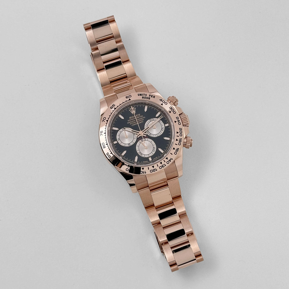 Rolex Daytona 126505 Rose Gold Bright Black Dial (2024) 40 MM