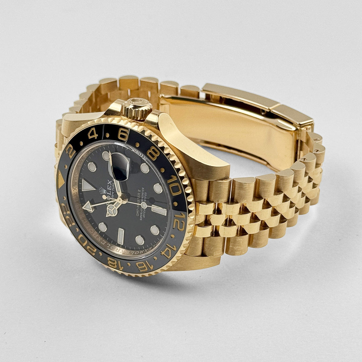 Rolex GMT-Master II 3285 V3 – 126718GRNR Yellow Gold Black Dial Jubilee (2023) 40 MM