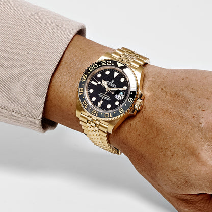 Rolex GMT-Master II 3285 V3 – 126718GRNR Yellow Gold Black Dial Jubilee (2023) 40 MM